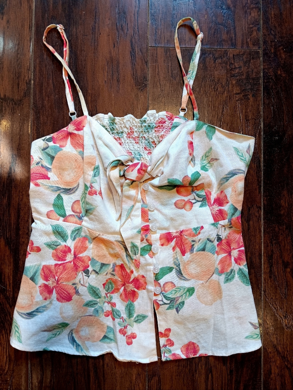 Sophie Linen Tank Top Womens Small